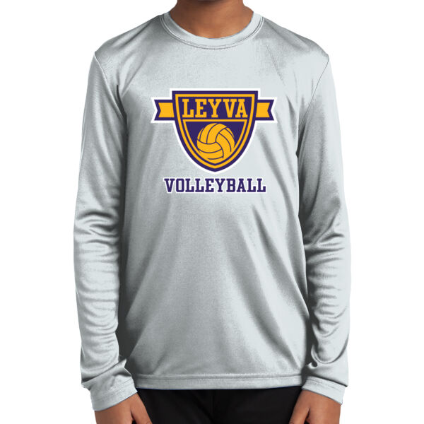 LeyVa Volleyball Youth Long Sleeve PosiCharge Competitor Tee Thumbnail