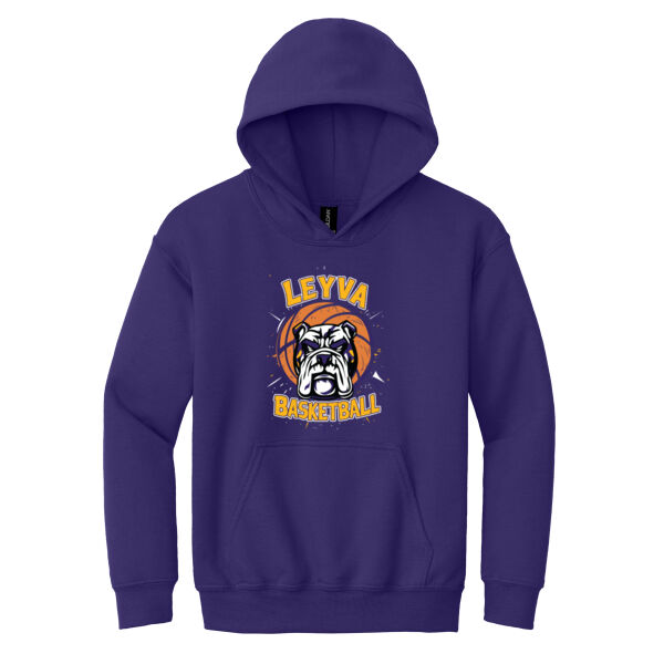 LeyVa Basketball Youth Heavy Blend Hooded Sweatshirt  Thumbnail