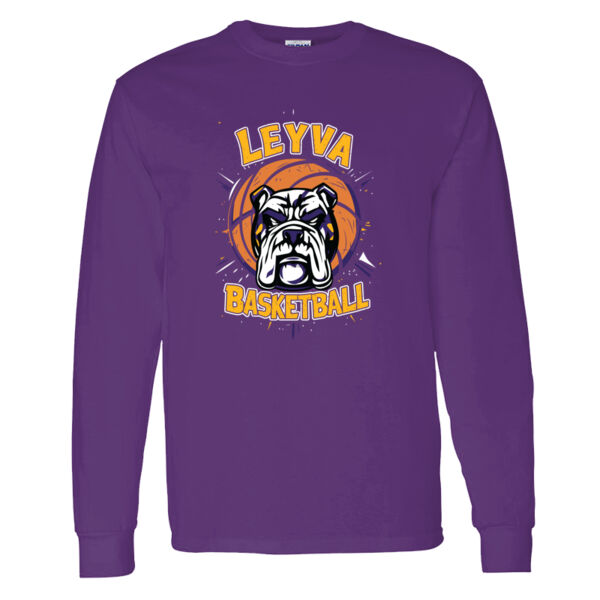 LeyVa Basketball Heavy Cotton 100% Cotton Long Sleeve T Shirt  Thumbnail