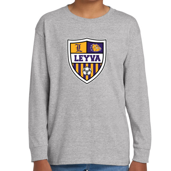 LeyVa Soccer Youth Heavy Cotton 100% Cotton Long Sleeve T Shirt Thumbnail