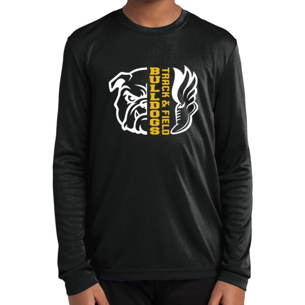  LeyVa Track and Field Youth Long Sleeve PosiCharge Competitor Tee Thumbnail