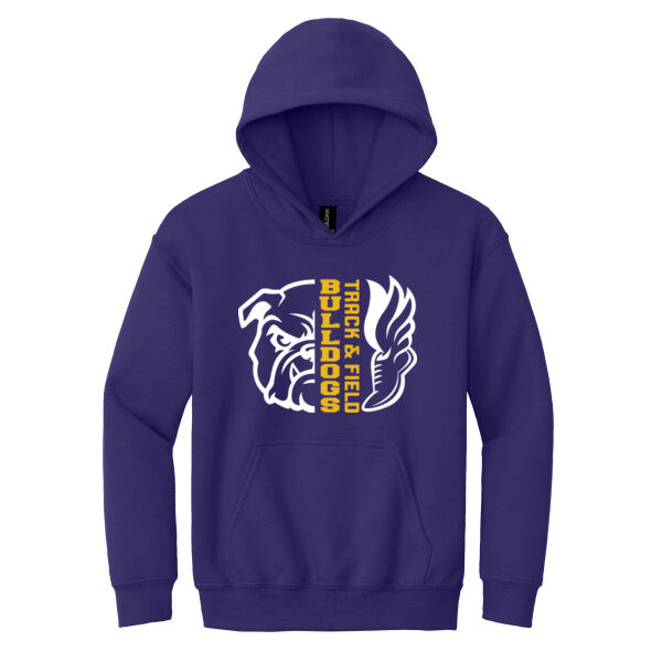  LeyVa Track and Field Youth Heavy Blend Hooded Sweatshirt Thumbnail