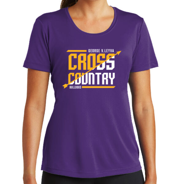 LeyVa Cross Country Ladies PosiCharge Competitor Tee  Thumbnail