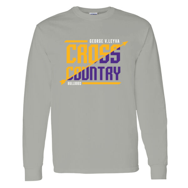 LeyVa Cross Country Heavy Cotton 100% Cotton Long Sleeve T Shirt Thumbnail