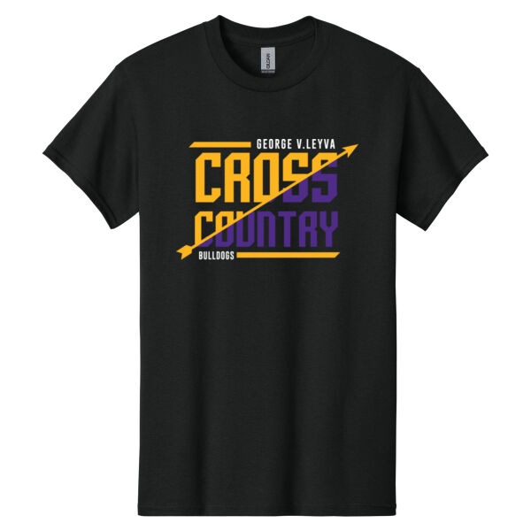 LeyVa Cross Country Heavy Cotton 100% Cotton T Shirt Thumbnail
