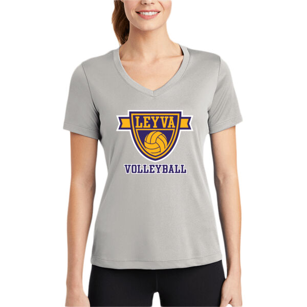 LeyVa Volleyball Women's PosiCharge Competitor V Neck Tee Thumbnail