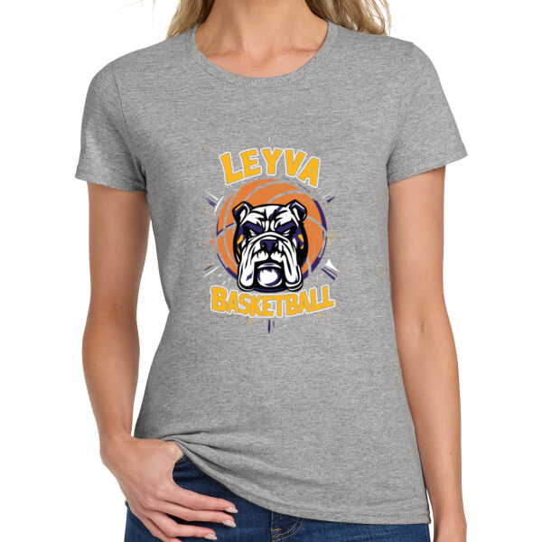 LeyVa Basketball Ladies Heavy Cotton 100% Cotton T Shirt Thumbnail